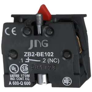 Bloco De Contato Nf Vermelho - Zb2 Be102 - Jng