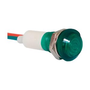 Lâmpada Olho de Boi Com Rabicho 24V Verde - JNG