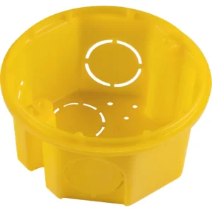 Caixa de Luz Pvc Amarela 3x3 - Tramontina