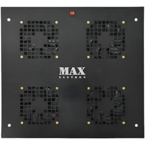 Kit Ventilação Com 4 Coolers 12V Bivolt Fix Teto Max Eletron