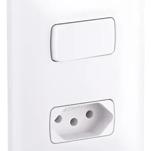 Conjunto Interruptor Simples e Tomada 10A 680112 - Zeffia