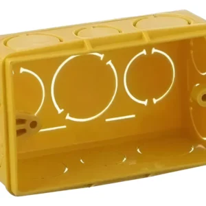 Caixa de Luz Pvc Amarela 4x2 - Brascom