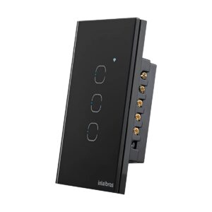 Interruptor Smart Zigbee Touch 3 EZS 1003 Preto - Intelbras