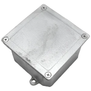 Caixa de Passagem Aluminio 15x15x10 Tampa Reversivel - Stamplac