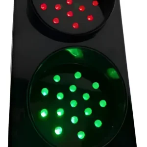 Semaforo LED Bivolt Preto Toller