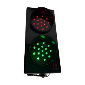 Semaforo LED Bivolt Preto Toller