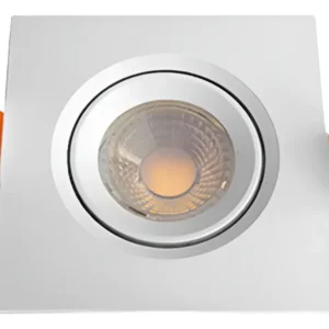 Spot de LED Embutir Superled Quadrado 5W 6400K - Ourolux