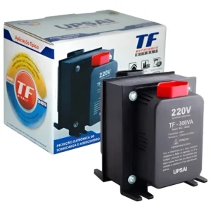 Autotransformador Voltagem 300va 127v/220v C/SensorTérmico