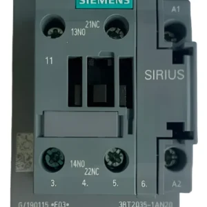 Contator 3RT20 AC3: 40A 1NA+1NF 220V 50/60Hz - Siemens