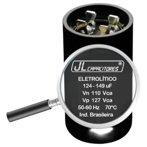 Capacitor LC Sem Tampa e Sem Suporte 124-149 110V