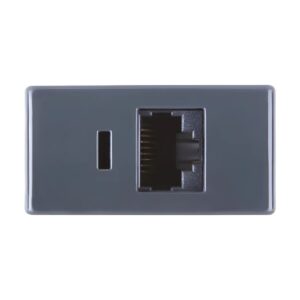 Modulo Tomada RJ11 Grafite 57215051 - Tramontina Liz