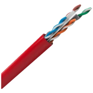 Cabo U/UTP 24AWGX4P Cat5e 305Mts Vermelho MPT