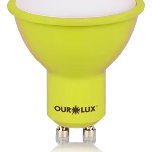 Lâmpada Dicroica Mr16 De Led 4w Bivolt Amarelo - Ourolux