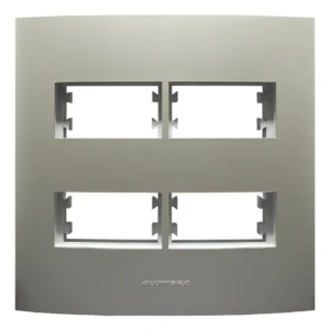Placa 4x4 2+2 Postos Separados Champanhe 85431 - Inova Pro