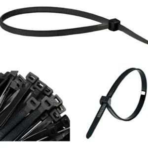 Abraçadeira Nylon 450x7,6mm Preta Com 50 - Fertak