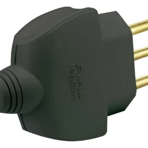Plug Macho Reto 10a Preto 615811 - Pial