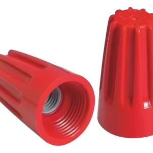 Conector Emenda Fio Torção 4,5-17 Vermelho Com 100 Peças