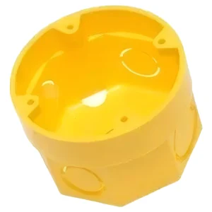 Caixa de Luz Pvc 3x3 Amarela - Amanco