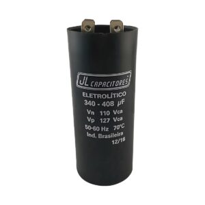Capacitor Com Suporte e Tampa 340-408 110V - JL