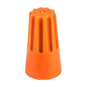 Conector Emenda Fio Torção 1,5-6mm Laranja Com 100 Peças