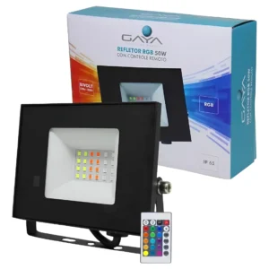 Refletor de LED 50W RGB Bivolt - Gaya