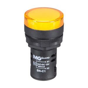 Sinaleiro Monobloco PLA 125VCA/VCC Amarelo - Siemens