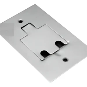 Placa De Piso 4x2 Inox 2 Rj - Olivo