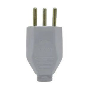 Plug Macho 2P+T 20A Cinza 11418 - Transmobil