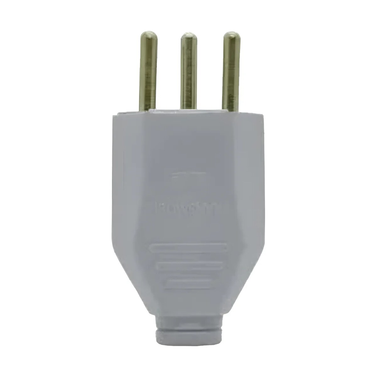 Plug Macho 2P+T 20A Cinza 11418 - Transmobil
