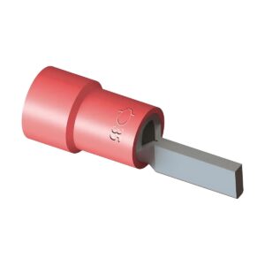 Terminal Pino TPP35-17 35mm Com 20 Vermelho