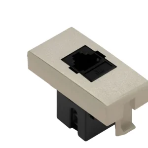 Modulo Tomada RJ11 4 Vias Champanhe Class 85415 - Inova Pro