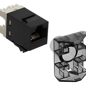 Plug Modular Keystone Cat5 Com Suporte RJ45