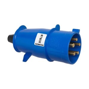 Plug Industrial 3P+N+T 32A 220V Azul N-5279 - Steck