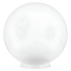 Globo Vidro Esfera 15x280 Leitoso - Joanto