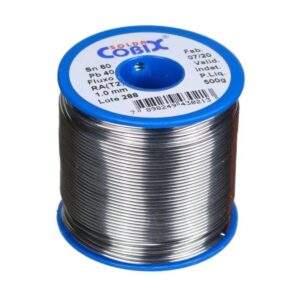 Solda Carretel Azul 500gr Fio 60 RA 1mm - Cobix