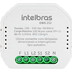 INTERRUPTOR SMART WI-FI DIMMER EWS252 (INTELBRAS-SC)