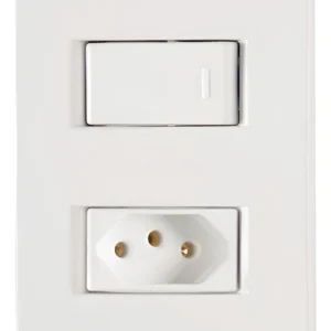 Conjunto Interruptor Simples e Tomada 20A - Blux Home