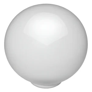 Globo Vidro Bolinha B10x20 Leitoso - Royal/Celta