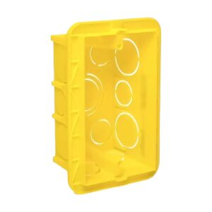 Caixa de Luz Pvc Amarela 4x2 689034 - Pial