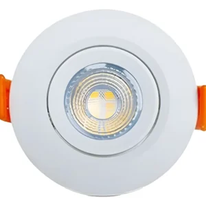 Spot de LED Embutir Superled Redondo 3W 3000K - Ourolux