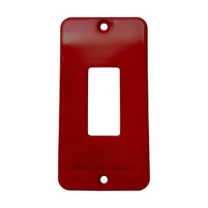 Placa 1 Tecla Vermelha 1 - Eletromax