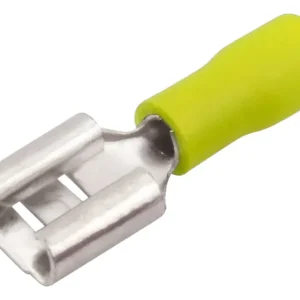 Terminal Pre Isolado Femea 6.3 Amarelo - Penzel/eletrokit