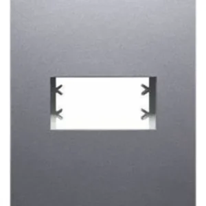 Placa 4x2 1 Posto E Suporte Grafite - Alumbra Inova Pro