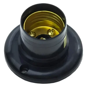 Arandela Chapa Teto Preto 1201 - Incolustre