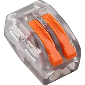 Conector/emenda De 2 Vias 4mm Incolor/laranja - Eletrokit