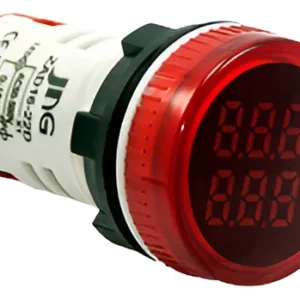 Sinaleiro LED Volt/Ampe 22mm 220V Vermelho ZAD16-22DR JNG