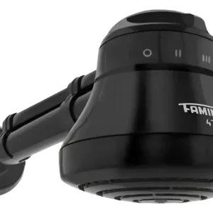 Chuveiro Faminho 4T 110V 5400W 4214 Black Com Cano - Fame