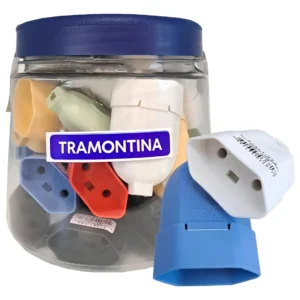 Plug Fêmea Com Acoplador Color Com 24 - Tramontina