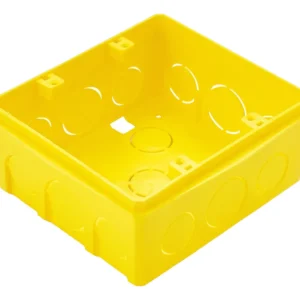 Caixa de Luz Pvc Amarela 4x4 - Tramontina