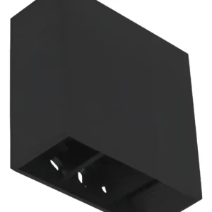 Arandela de LED Focus Facho Duplo Preta 8W Amarela - Gaya